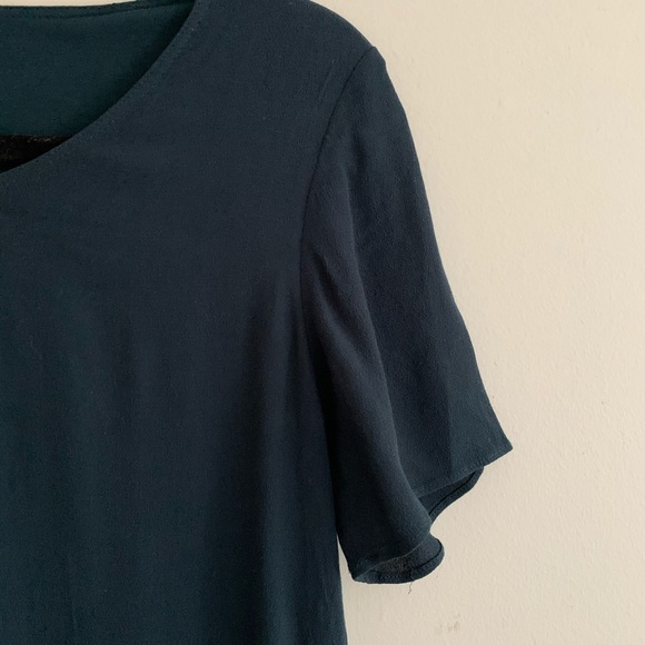 Wilred free teigen dress in dark emerald green - Picture 4 of 8